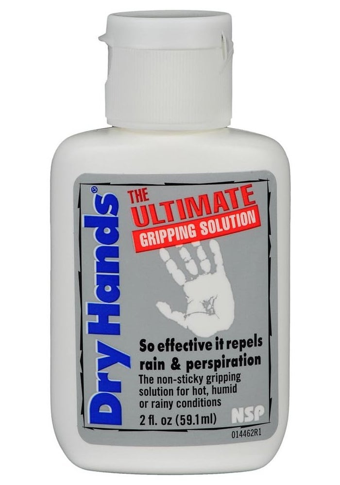 Dry Hands Grip Solution - Ultimate Non-Sticky Gripping Solution for Sports - 2 fl. oz